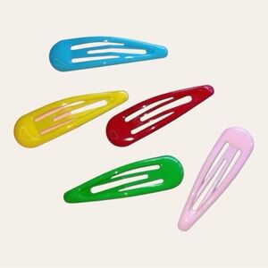 Set 5 pcs Cute Snap Clips for Girls Hair Clip Accessories Multicolor